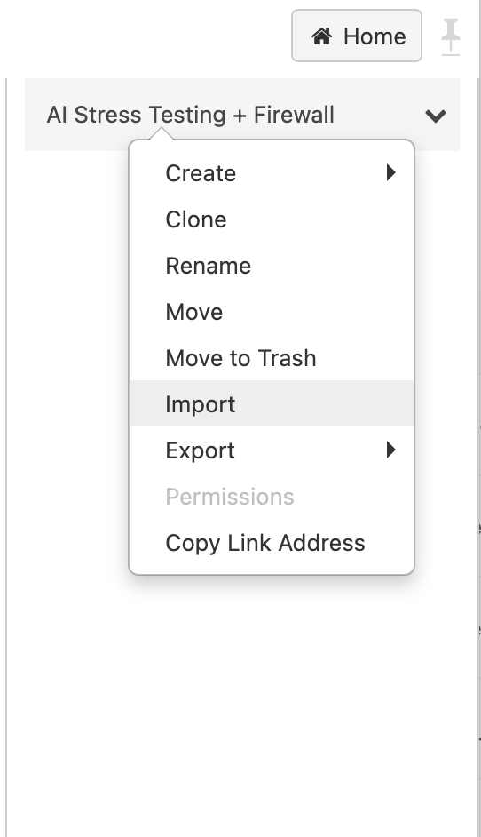 Import Option